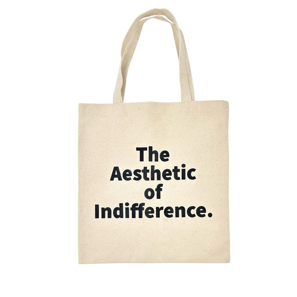 NWOT Gallery Dept. “The Aesthetic Of Indifference”Printed Cotton Canvas Tote Bag